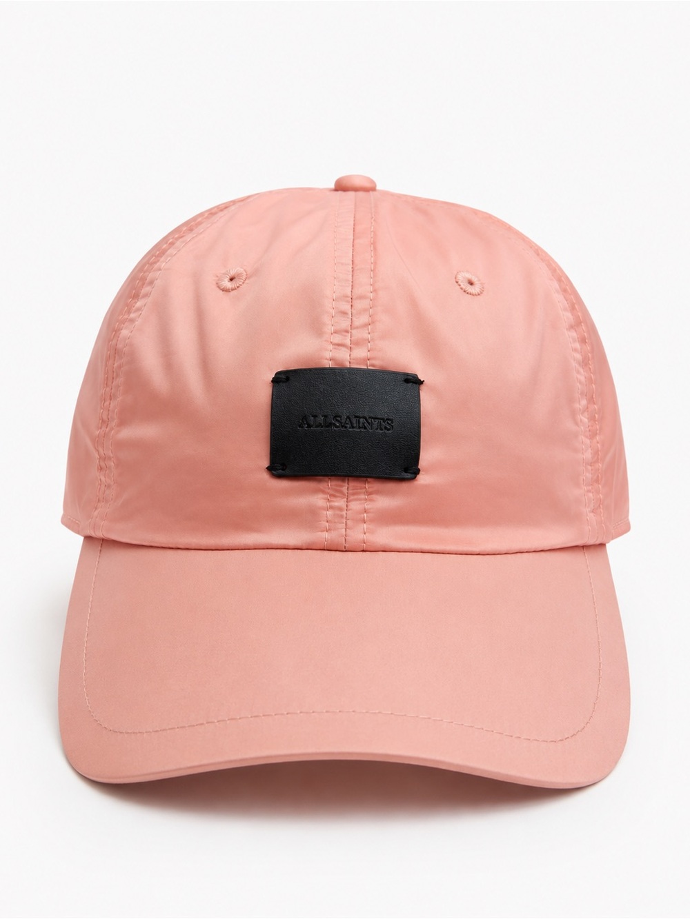NWT AllSaints Coral Pink Logo Cap